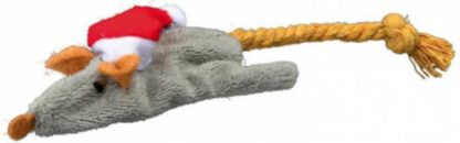 Trixie Xmas Mice and Squirrels - plüss játék (zörgő egér) macskák részére (14-17cm)
